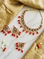 Ruby Zewar Necklace Set