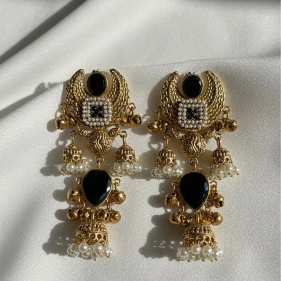 Afreen-e-Gulaab Earrings