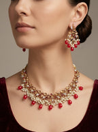 Ruby Zewar Necklace Set