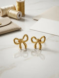 Ribbon Stud Earrings