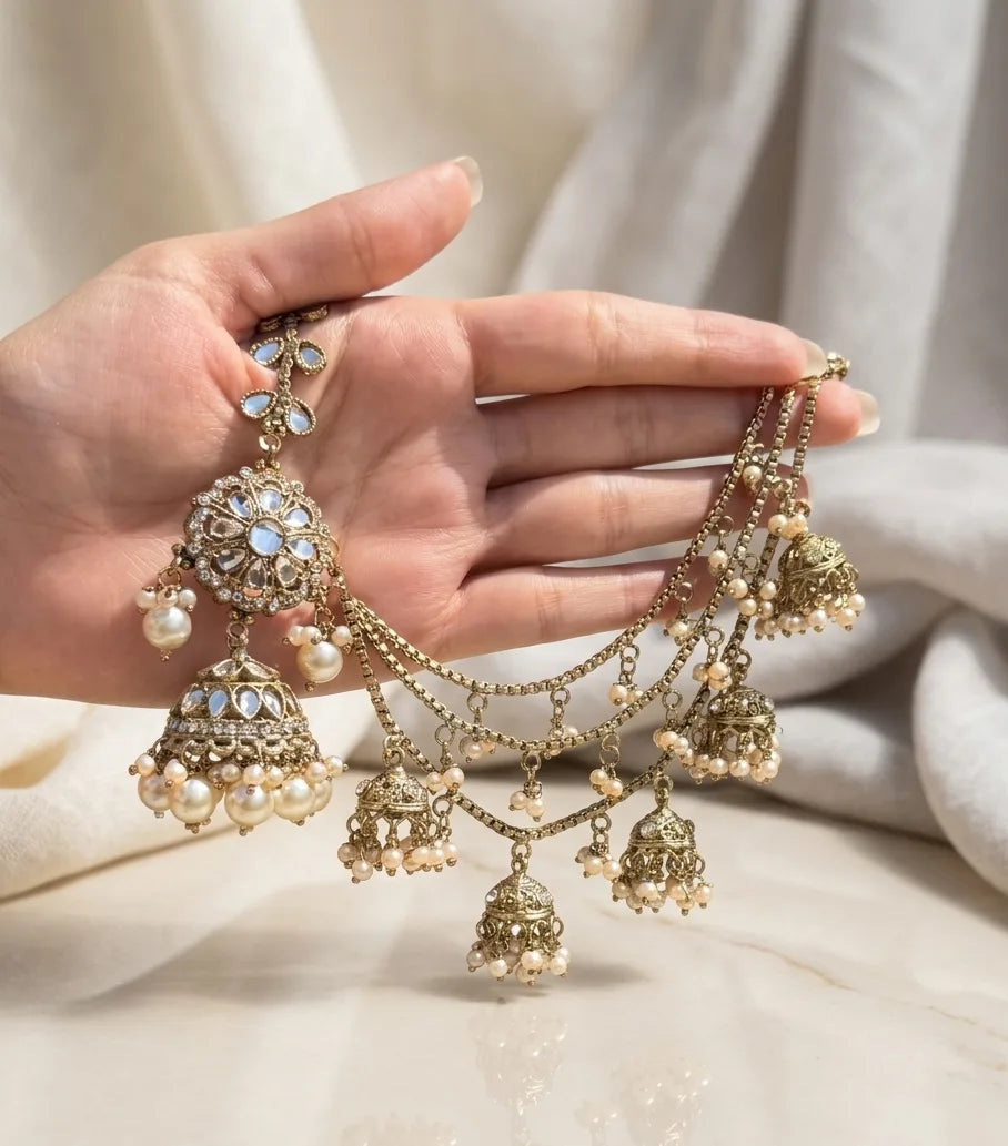 Nazakat Sahara Jhumki Earrings