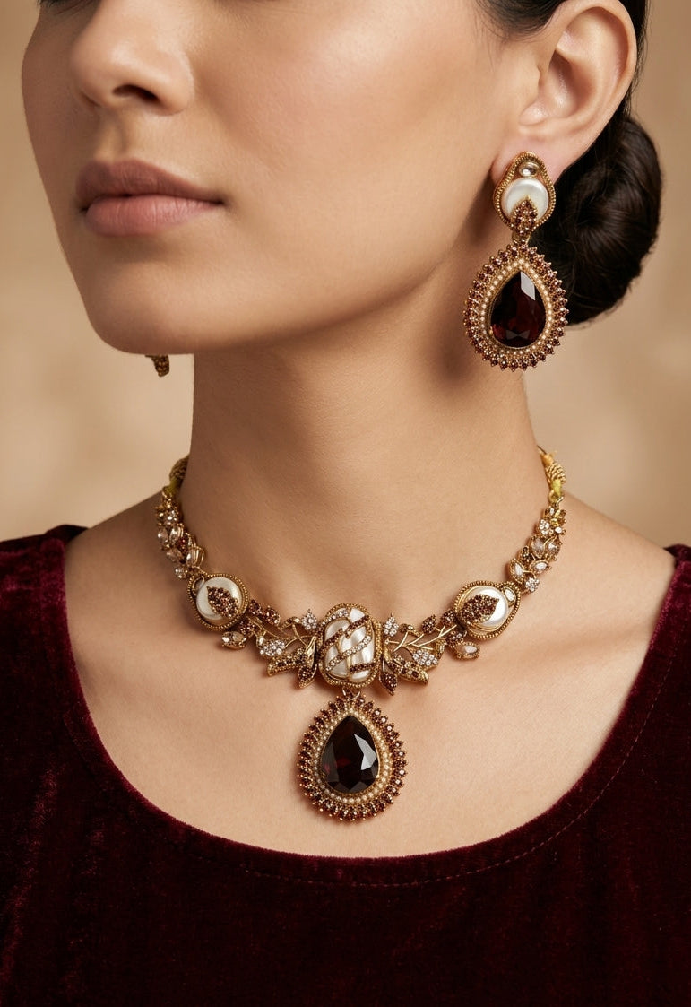 Amber Necklace Set