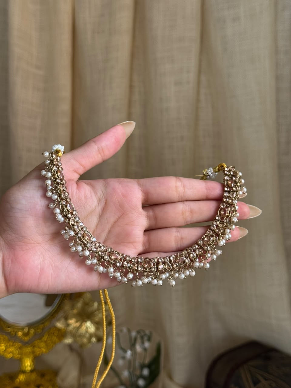 Mehrunisa Topaz Choker Set