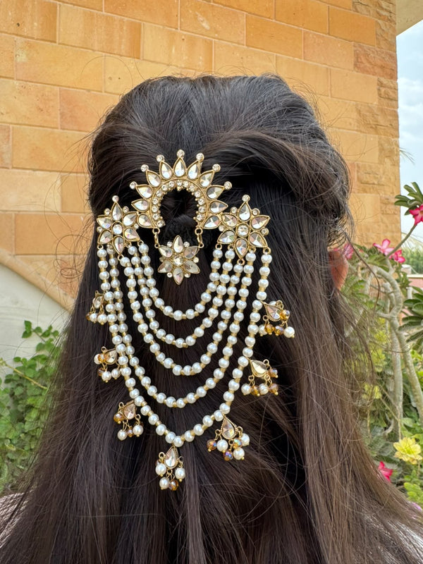 Aalia Kundan Hairclip Paranda