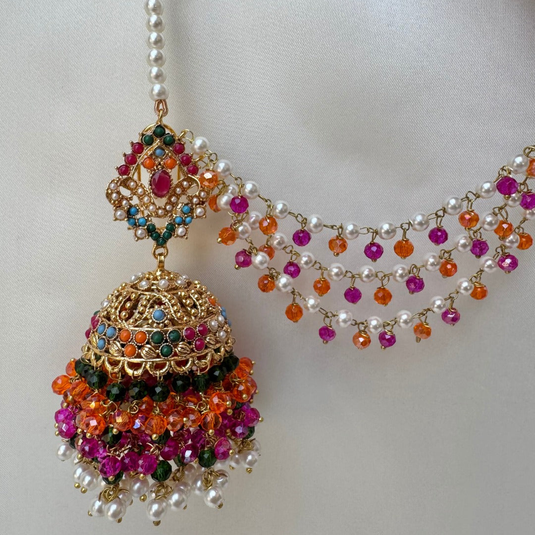 Gul Afshan Sahara Jhumka Earrings