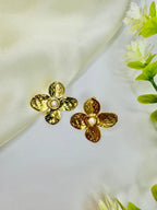 Golden Bloom Stud Earrings
